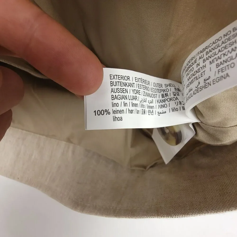 NWT Zara Man 100% Linen Old Money Cargo Button Down Shirt Jacket Ecru Luxe Small